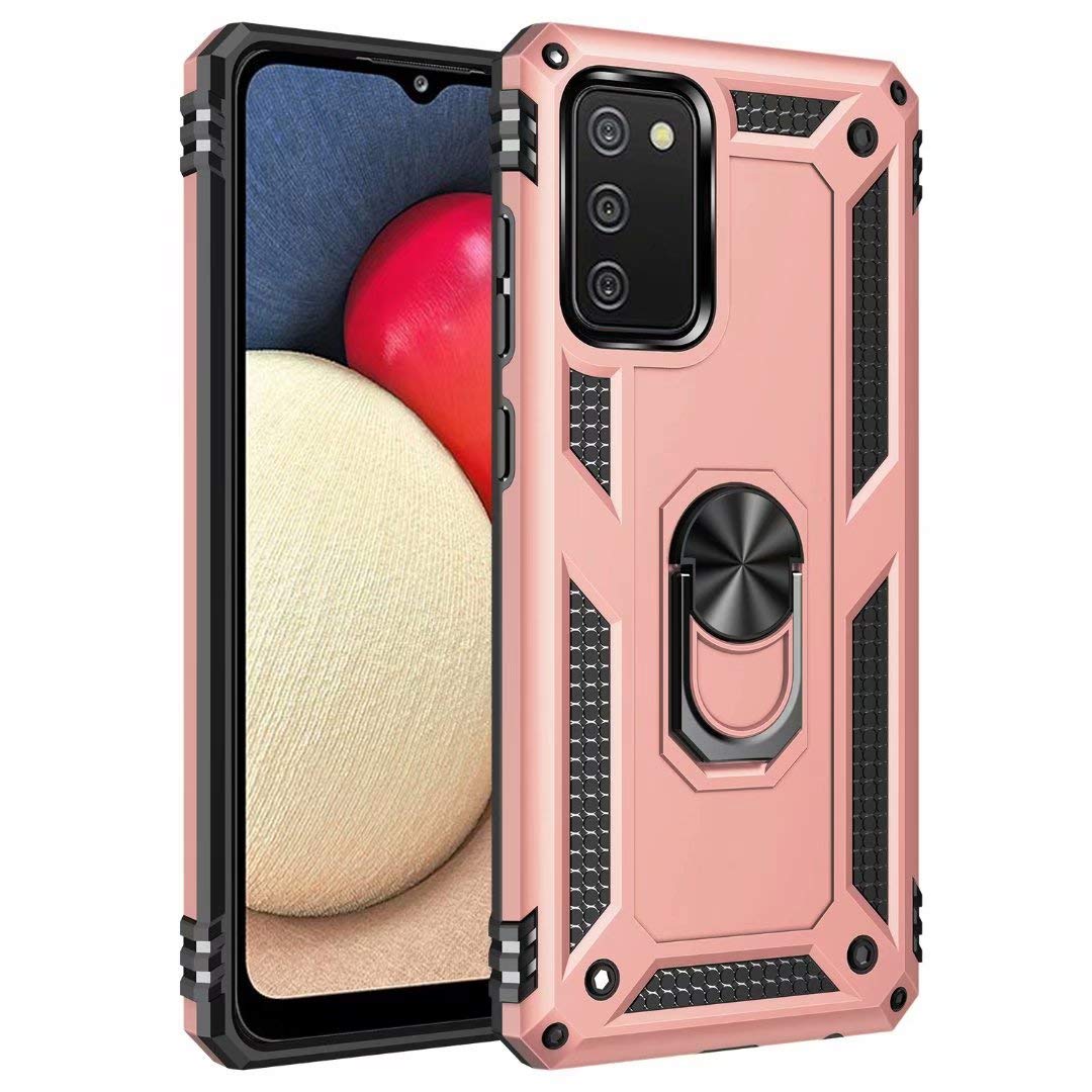Coque hybride avec anneau pour Samsung Galaxy A03s Coque hybride avec anneau pour Samsung Galaxy A03s